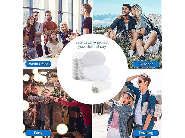 DLJFKLKLYFA Armpit Sweat Pads Disposable