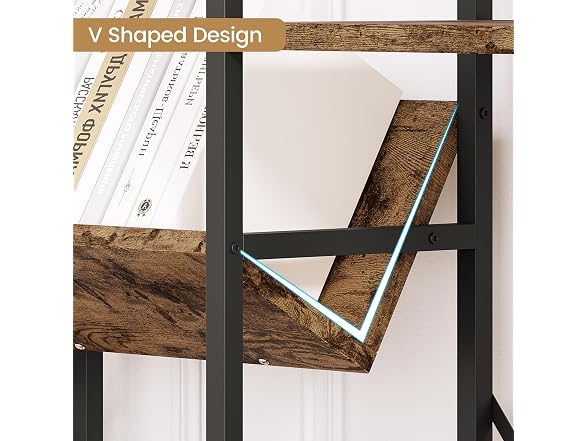 GAOMON 54" Triple Wide 4-Tier Bookshelf - Gallery 8
