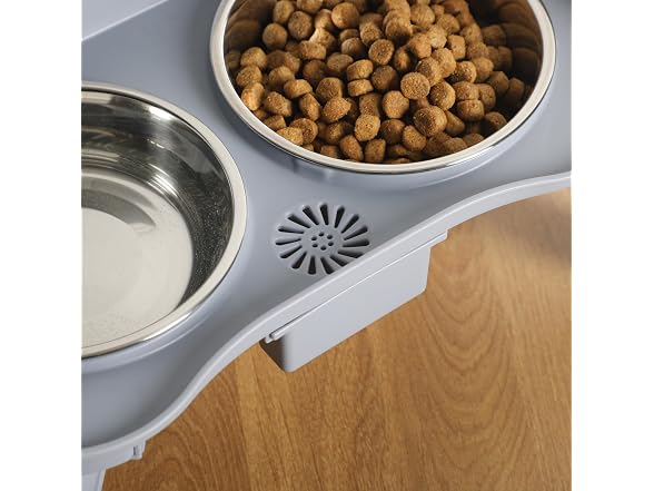 Gibson Home Wags N’ Whiskers 3 Pc Elevated Pet Bowl Set