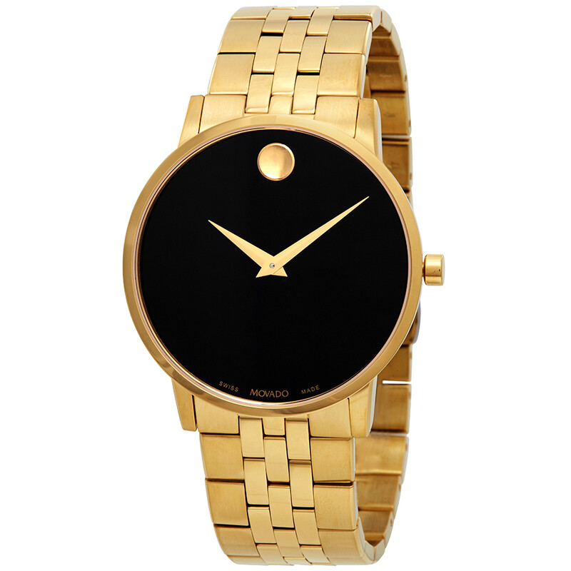 Movado Men's Swiss Museum Classic Gold PVD Watch - Gallery 2