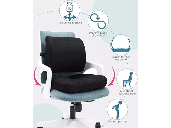 Memory Foam Lumbar Support Pillow