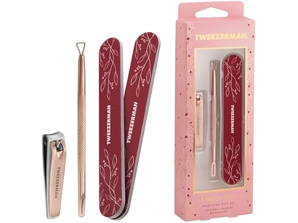 Tweezerman Vintage Rose Manicure Gift Set