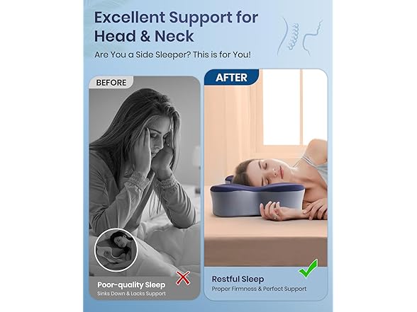 FAIORD Cervical Neck Pillow