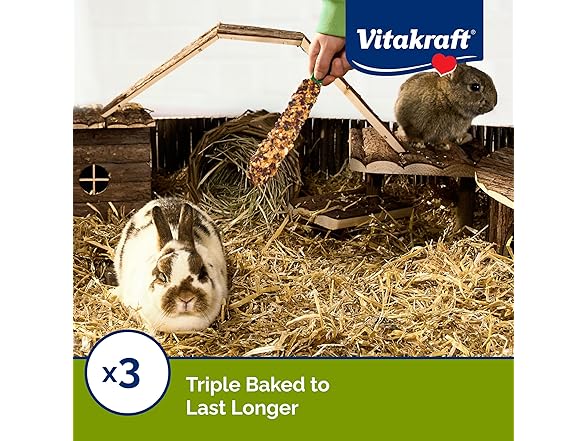 Vitakraft Rabbit Treat Stick, Apricot & Cherry