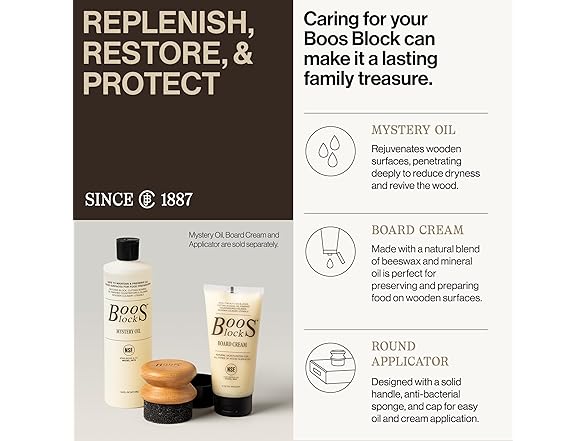 John Boos 16" x 10" x 1" Wooden Cutting Board