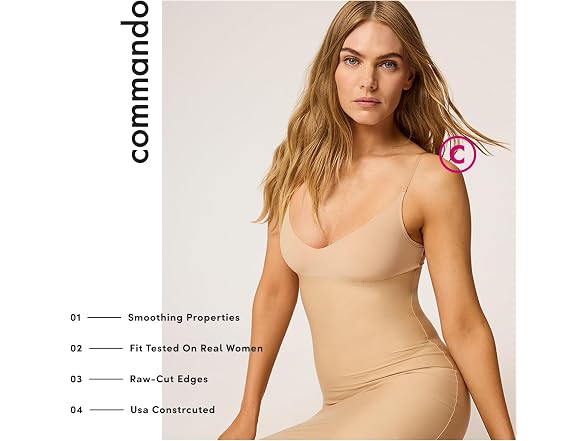 Commando Two-Faced Tech Control Full Slip Dress