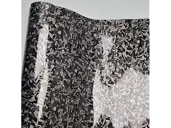 ASENDIWAY Grey Carbon Fiber Vinyl Wrap