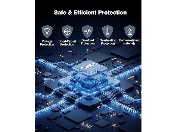 BEACOO 3 in 1 Retractable Wall Charger