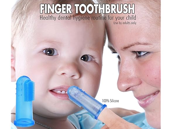 Brilliant Baby Finger Toothbrush, 2Pk
