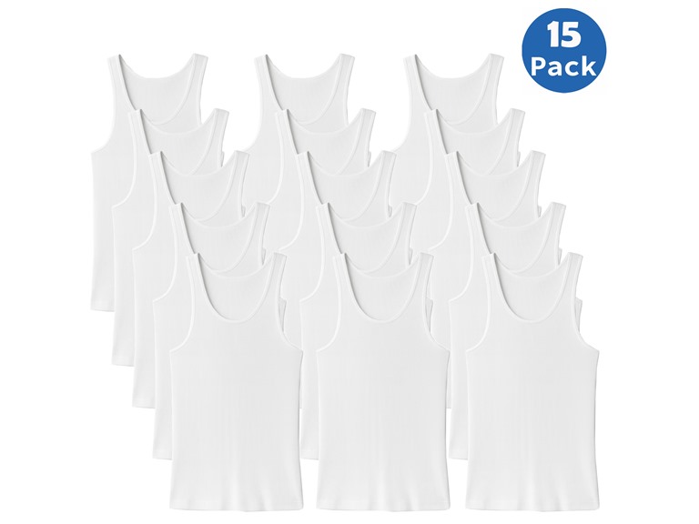 BLU ROCK WC-----(Men's 15-Pack) / MAU-900 / WH-WH-WH 