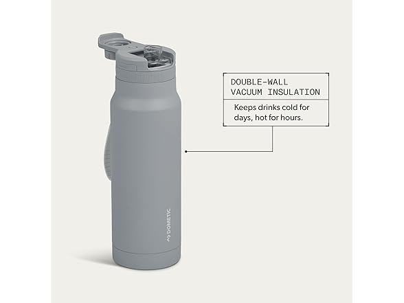 Dometic 34oz Insulated Chug Bottle - Silt