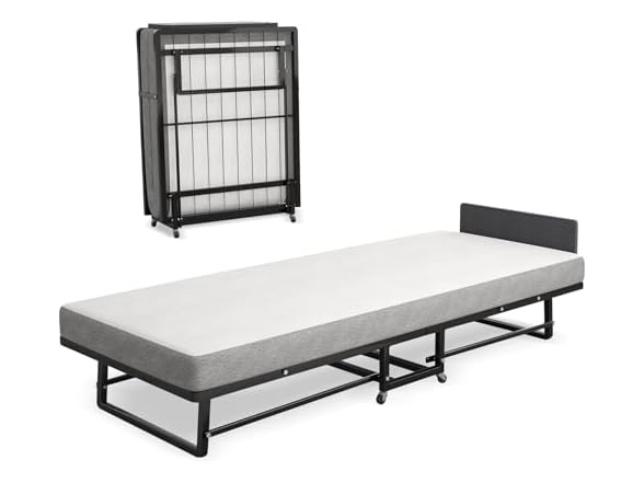 IRCPEN Folding Bed with Mattress
