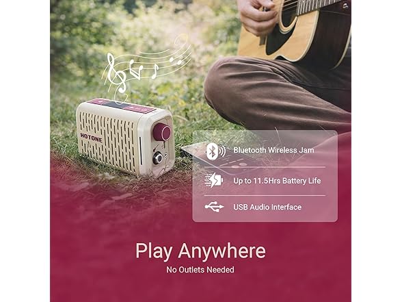 Hotone Pulze Mini Portable Guitar Amp