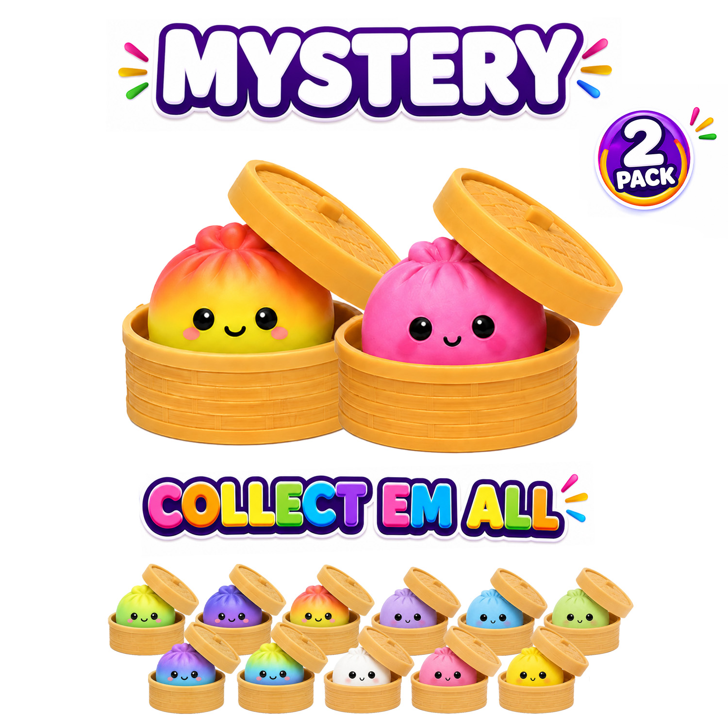 Twilight Squishy Sensory Toys Dumpling - Your Choice - Gallery 10