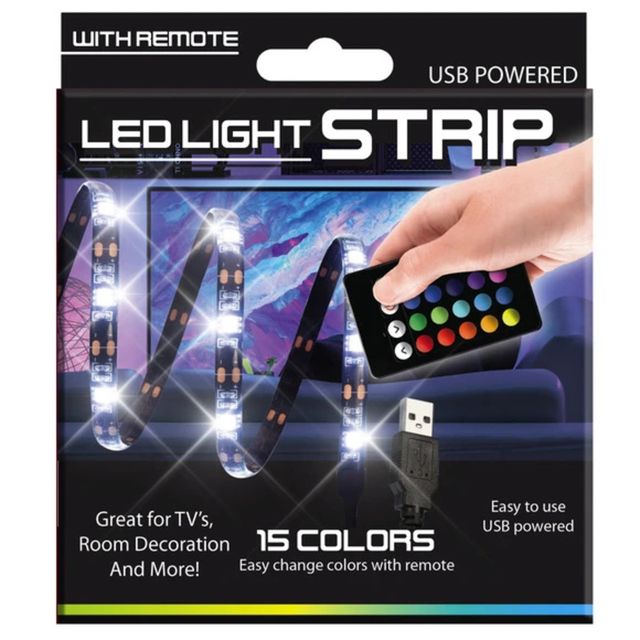 RGB LED 3’ Light Strip with Remote - Gallery 3