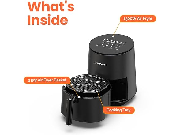 Nutricook Air Fryer 8 Preset Function