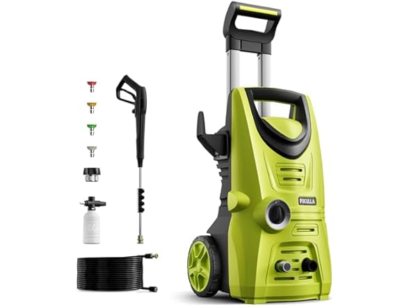 Piukuila BH-937 Electric Pressure Washer, 2030 PSI