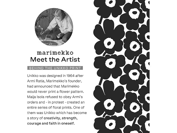 MARIMEKKO Unikko Terry Cotton Hand Towel Organic