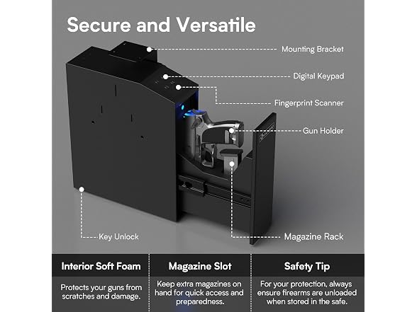 ADIMO Handgun Safe
