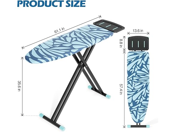 Full Size Height Adjustable Ironing Board