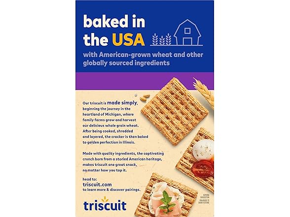 Triscuit Balsamic Vinegar & Basil Whole Grain Crackers