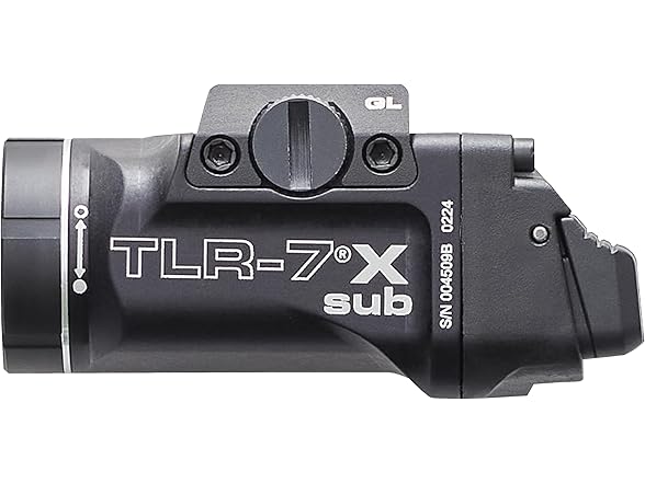 StreamLight 500 Lumens TLR-7 Sub Tactical Weapon Light Black