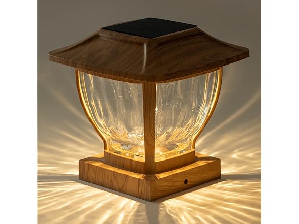 Solar Post Cap Lights 4x4 5x5 6x6 2pk