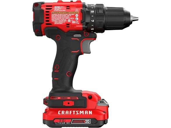 CRAFTSMAN CMCD702D1 V20* 1/2 in. Drill/Driver Kit