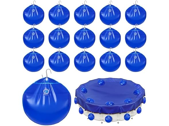 16-Pack Pool Cover Weights