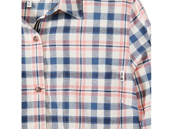 Bass Outdoor Women Flannel Button-up Soft Shirt