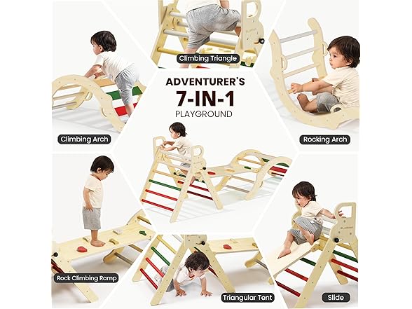 BlueWood Pikler Triangle Play Set