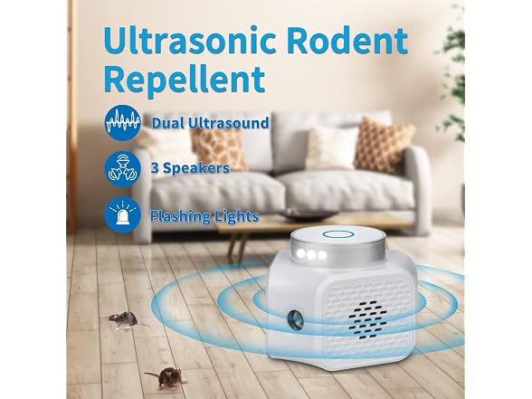 Balkene Home Ultrasonic Rodent Repellent Plug-in