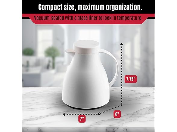 TableCraft 17 oz (0.5 L) Plastic Coffee Carafe