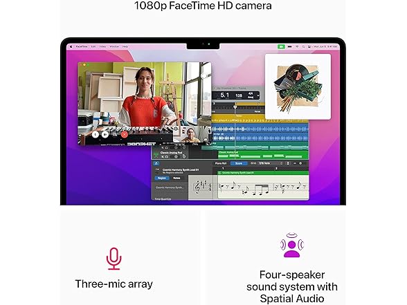 Apple 2022 MacBook Air Laptop with M2 chip, 13.6"