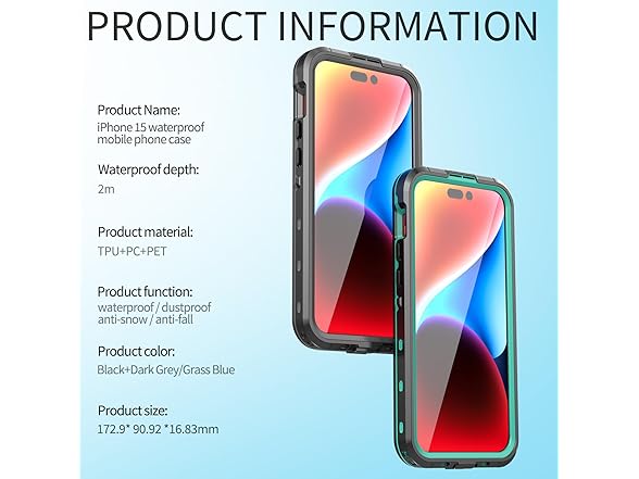 Nisso Case for iPhone 15 Pro Max