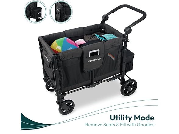 WONDERFOLD W2 Elite Double Stroller Wagon
