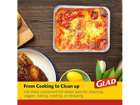 Glad Disposable Aluminum All Purpose Pans3ct