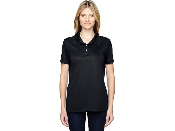 Hanes Women (XL) Dri Sportshirt Black