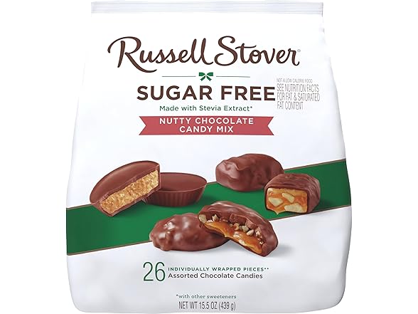 Russell Stover SF Assorted Choc Nuts 15oz