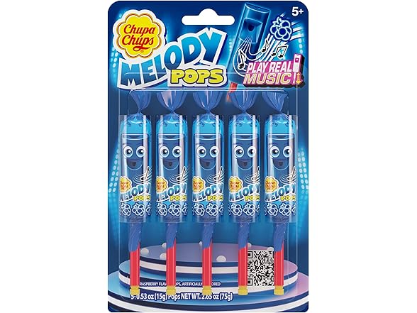 5CT Chupa Chups Melody Pop, Blue Raspberry