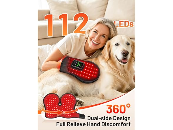 Red Light Therapy Glove for Hands