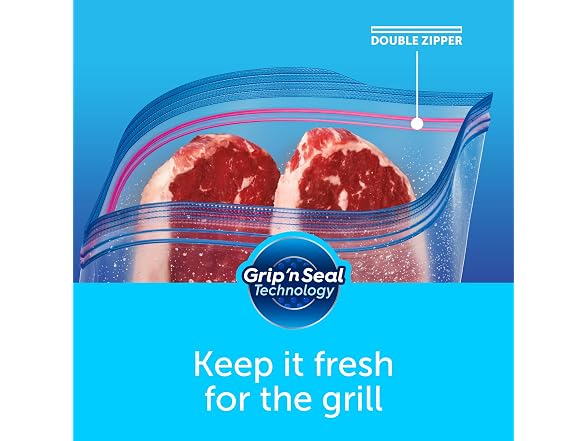 Ziploc Pint Food Storage Freezer Bags Grip n Seal