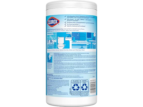Clorox Disinfecting Wipes Crisp Lemon 75ct