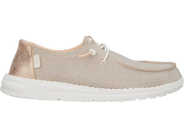 Hey Dude Wendy Metallic Sparkle Women's Shoes (38)