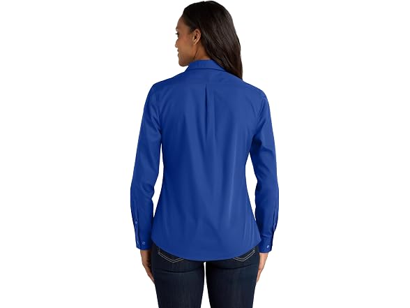 Port Authority Women (L) Long Sleeve Poplin Shirt