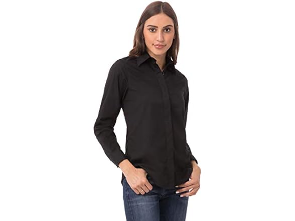 Chef Works Women's Dress Shirt, (3XL)