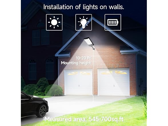Oneluner Solar Street Light 4-Pack