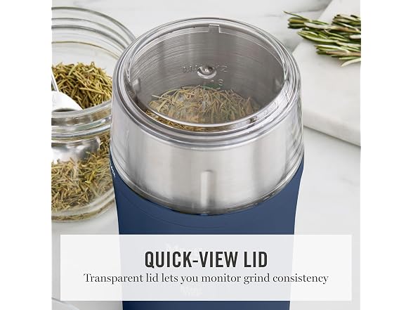 Martha Stewart Electric Coffee & Spice Grinder, Indigo Blue
