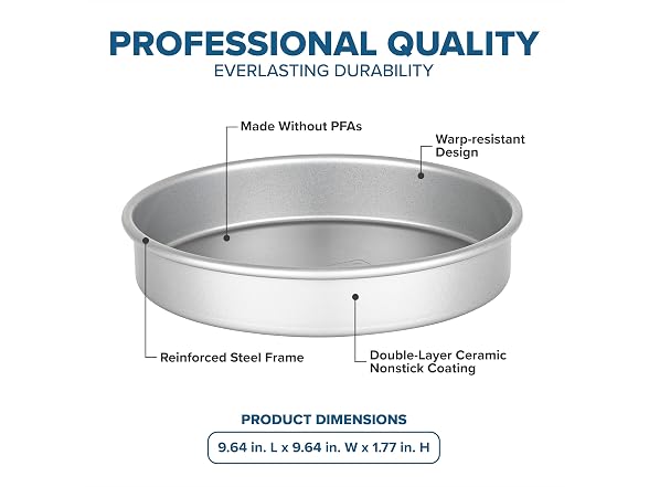 Viking Premium 9-Inch Nonstick Ceramic Round Cake Pan