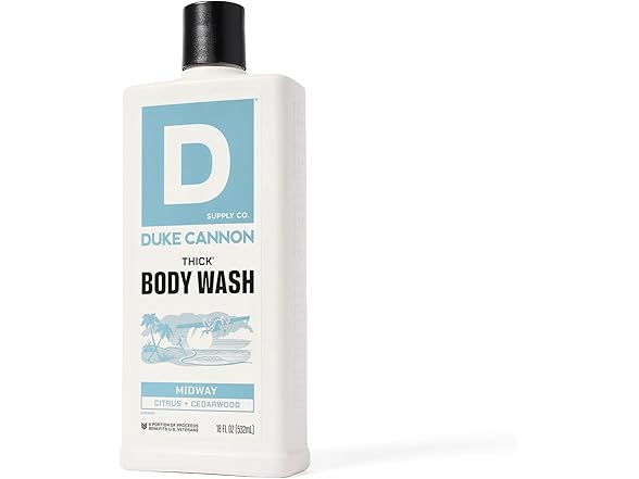 Duke Cannon Supply Co. Thick High Viscosity Body Wash